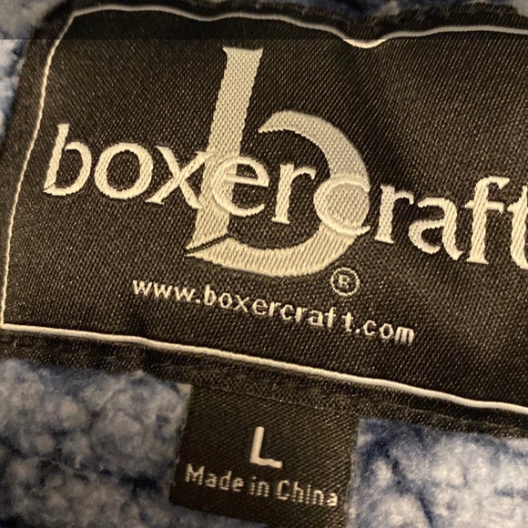 Boxercraft SHERPA QUARTER-ZIP PULLOVER blue - size large - Picture 5 of 10